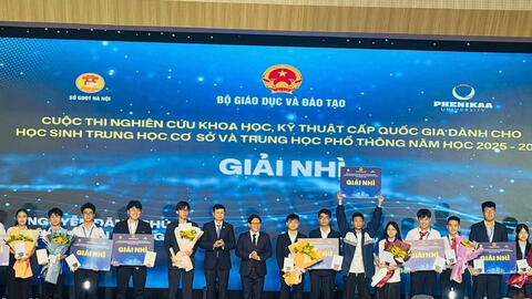 Học sinh Quảng Trị đạt 6 giải tại Cuộc thi nghiên cứu KHKT cấp quốc gia