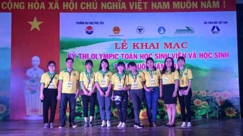 Học viện Nông nghiệp Việt Nam giành nhiều giải Kỳ thi Olympic Toán học HSSV toàn quốc
