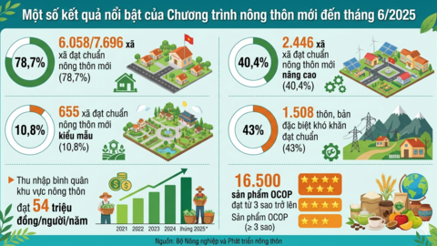 95% số xã đạt chuẩn nông thôn mới: Quyết tâm nhiều thử thách