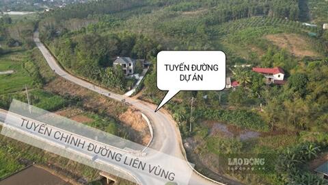 Tuyến nối đường liên vùng với Quốc lộ 32C sau nửa năm thi công