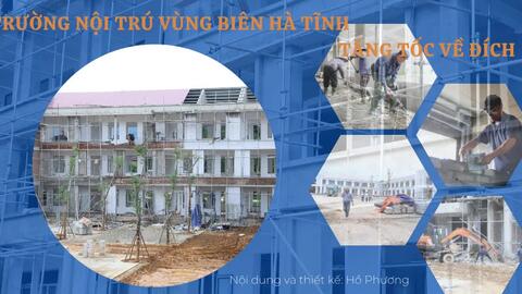 Trường nội trú vùng biên Hà Tĩnh tăng tốc về đích trước thềm năm học mới