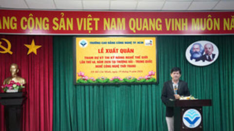 Sinh viên CĐ Công nghệ TPHCM đại diện Việt Nam dự WorldSkills Shanghai 2026