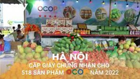 Hà Nội cấp giấy chứng nhận cho 518 sản phẩm OCOP năm 2022