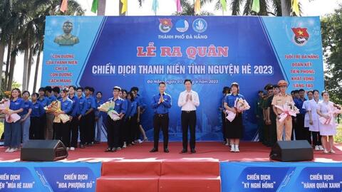 Đà Nẵng: Hơn 104 nghìn lượt đoàn viên, thanh niên tham gia tình nguyện hè 2023