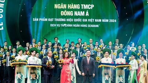 SeABank khẳng định vị thế 3 lần liên tiếp được vinh danh Thương hiệu Quốc gia, 16 năm là Thương hiệu mạnh Việt Nam