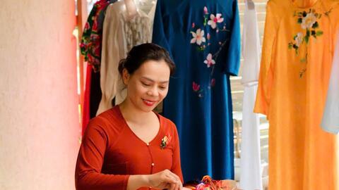 Những sản phẩm thêu tay OCOP vươn tầm quốc tế