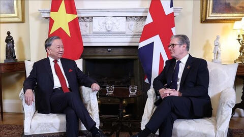Thủ tướng Anh chủ trì Lễ đón chính thức và hội đàm với Tổng Bí thư Tô Lâm
