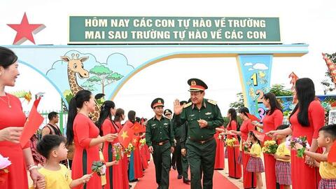 Gia Lai: Mái trường mới từ nghĩa tình quân, dân nơi biên cương