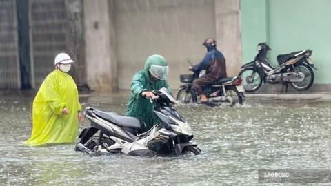 Dự báo khu vực mưa to từ hôm nay đến đêm mai và thời gian mưa giảm