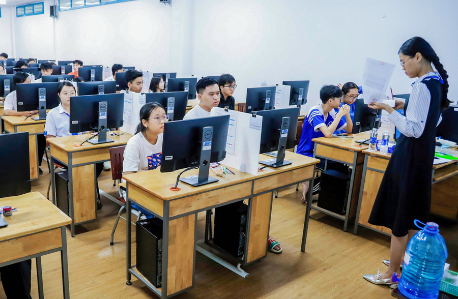 Kỳ thi V-SAT 2026 tại Đại học Cần Thơ được tổ chức trên máy tính, nội dung bám sát Chương trình GDPT 2018.