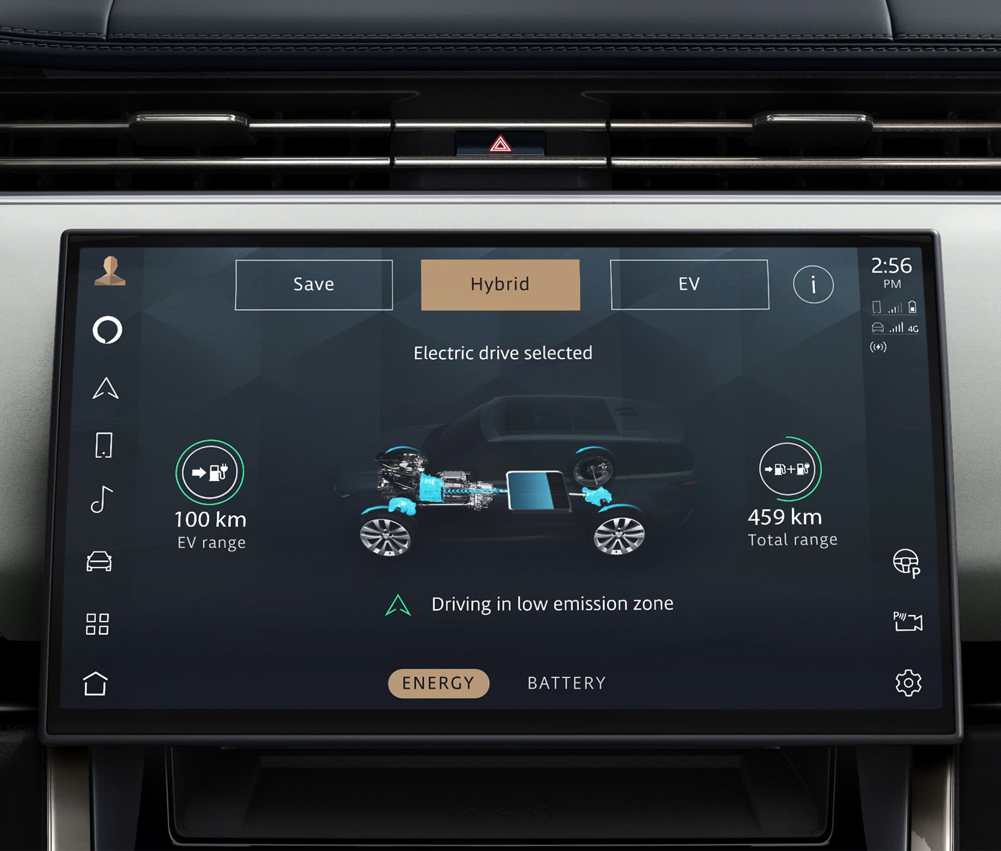 Range Rover Sport mới có nhiều chế độ vận hành linh hoạt kết hợp giữa xăng và điện. Ảnh: PV