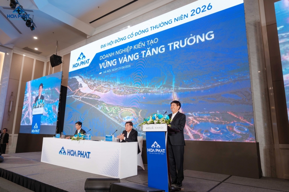 Hòa Phát đặt mục tiêu doanh thu kỷ lục 210.000 tỷ đồng năm 2026