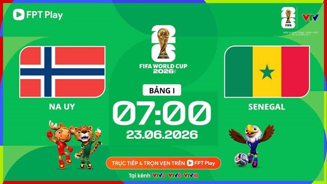 Link xem trực tiếp bóng đá Na Uy vs Senegal tại World Cup 2026