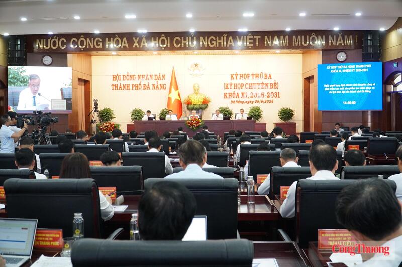 68/68 Đại biểu HĐND TP. Đà Nẵng có mặt tại kỳ họp thứ 3 tán thành thông qua Nghị quyết về chính sách khuyến công