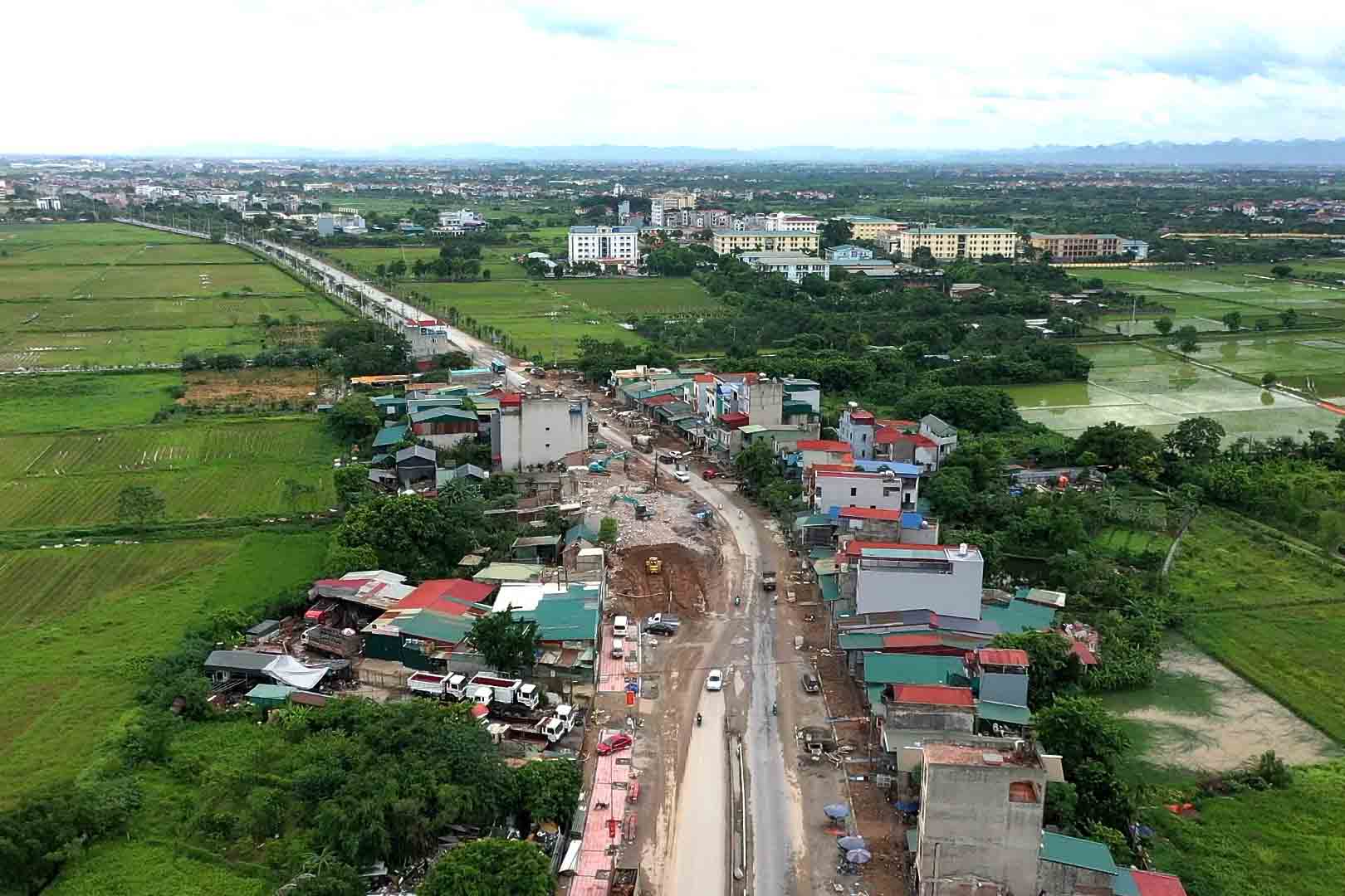 Khu vực Ba Hàng Mai (xã Thanh Oai) đã được giải phóng mặt bằng. Ảnh: Trang tin điện tử xã Thanh Oai