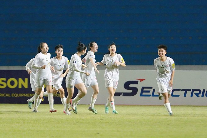 Phong Phú Hà Nam đại thắng Hà Nội II ở Giải bóng đá nữ vô địch quốc gia 2026