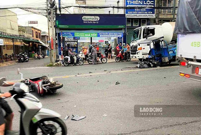 Tiềm ẩn nguy cơ tai nạn từ xe công nông lưu thông trên quốc lộ