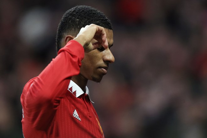 Rashford trở lại Man United sau khoảng thời gian khoác áo Barcelona.  Ảnh: AFP