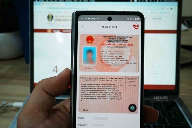 Các giấy tờ, thông tin thiết yếu tích hợp, cập nhật trên VNeID
