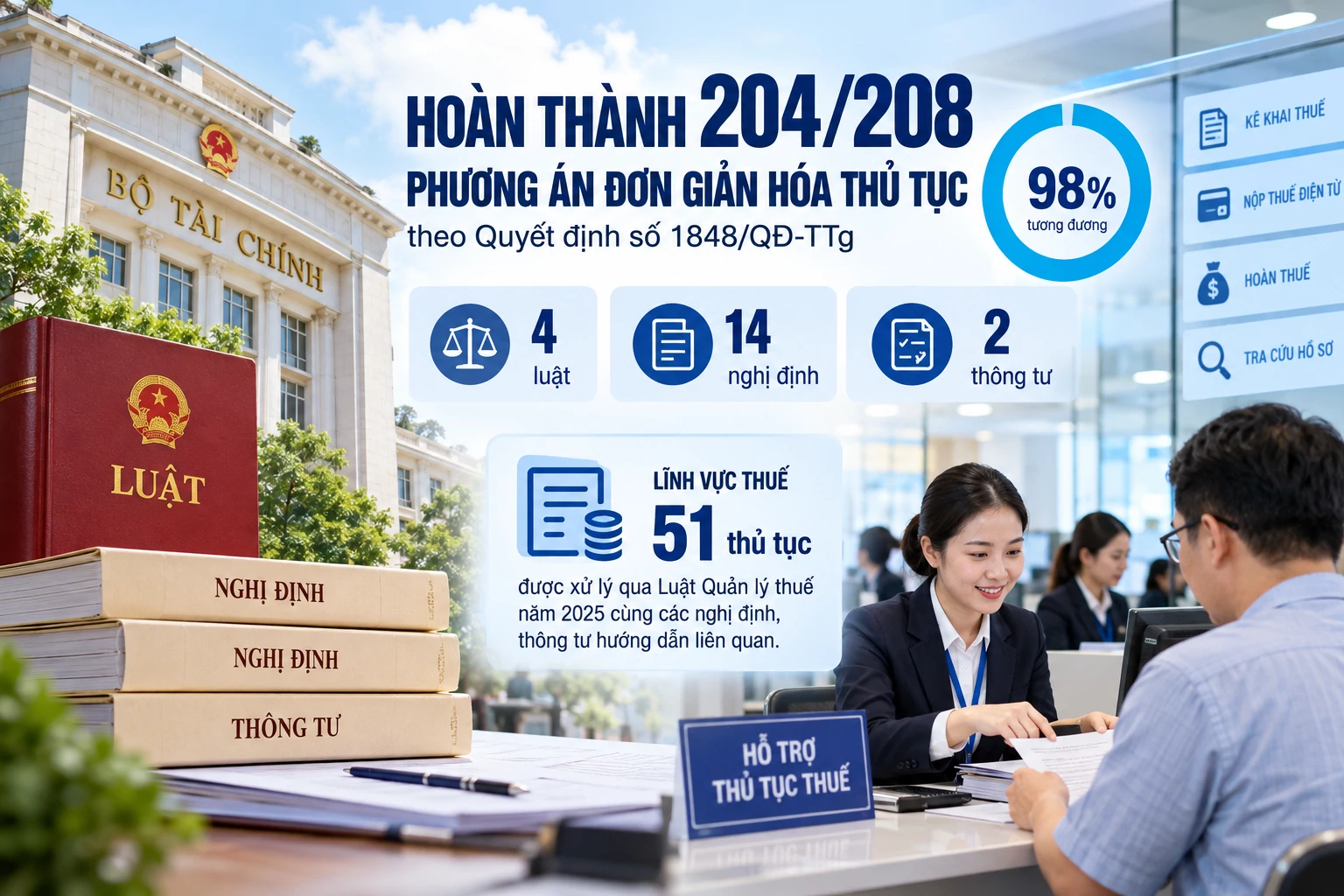 Bộ Tài chính cắt giảm 87% thủ tục, tiết kiệm hơn 40.322 tỷ đồng chi phí