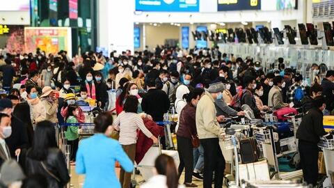 Sân bay Nội Bài đón lượt khách cao nhất sau 2 năm