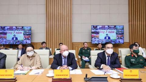 Thủ tướng Phạm Minh Chính chủ trì Hội nghị trực tuyến toàn quốc để phát triển doanh nghiệp nhà nước