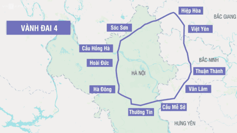 Bắc Ninh sẽ chi 3.100 tỷ làm 35km dự án vành đai 4 - vùng Thủ đô