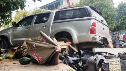Thanh Hóa: Khởi tố vụ xe biển xanh gây tai nạn giao thông khiến 2 người tử vong
