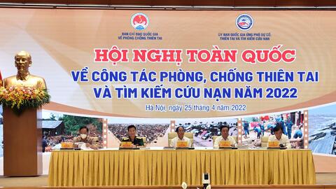 6 nhóm nhiệm vụ phòng, chống thiên tai trong năm 2022