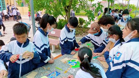  Học sinh vui với bảo vệ môi trường biển