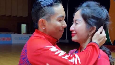 Phan Hiển xuất sắc giành 3 huy chương vàng SEA Games 31, Khánh Thi bật khóc nức nở