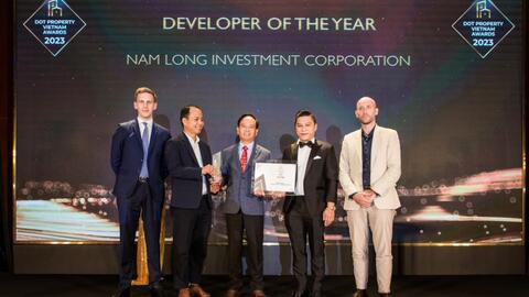 Tập đoàn Nam Long là "Nhà phát triển bất động sản của năm 2023"