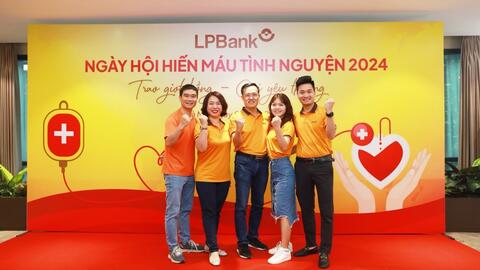 LPBank tổ chức Ngày hội hiến máu tình nguyện 2024 - “Trao giọt hồng - Gửi yêu thương”