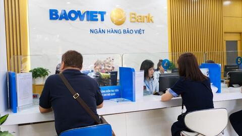 BAOVIET Bank: Quý 1/2024 tăng tổng tài sản, giảm tỷ lệ nợ xấu