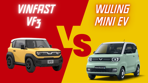 So sánh khác biệt giữa VinFast VF3 và Wuling Mini EV