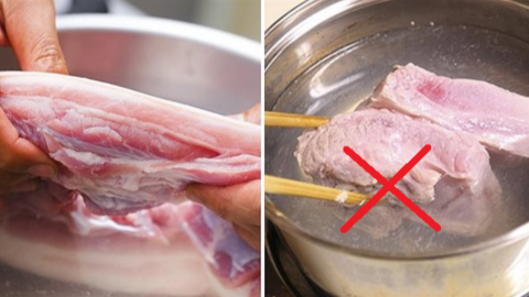 Chần thịt lợn qua nước sôi trước khi luộc là hỏng bét: Miếng thịt vừa mất chất vừa dễ nhiễm khuẩn!