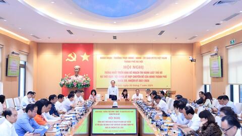 Tổ chức 2 kỳ họp chuyên đề HĐND để triển khai Luật Thủ đô