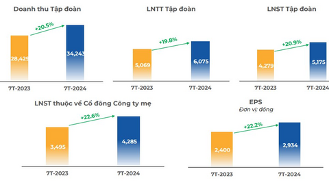 FPT báo lãi ròng tháng 7 tăng trưởng 25%, thắng thầu thêm 28 dự án CNTT nước ngoài