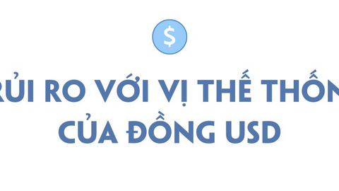 ‘Ngôi vương’ của đồng USD gặp thách thức lớn: Tỷ trọng trong dự trữ ngoại hối đã giảm mạnh, NHTW toàn cầu đổ xô đến 1 loại tài sản khác và các đồng tiền dự trữ “phi truyền thống”