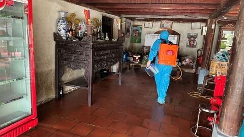 Triển khai các biện pháp phòng chống dịch bệnh sau cơn bão số 3