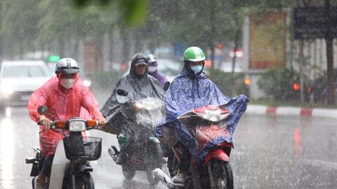 Miền bắc sắp đón mưa dông
