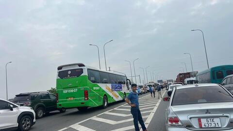 Người dân lưu ý khi vào cao tốc TP HCM - Long Thành sáng nay