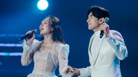 Mỹ Tâm, Đan Trường tình tứ trên sân khấu 'Anh em kết đoàn 2'