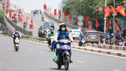 Miền Bắc tăng nhiệt trước khi chuyển mưa dông