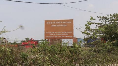 Đà Nẵng: Dừng hoạt động bãi tập kết chất thải xây dựng