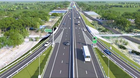 Phối cảnh dự án đường Vành đai 4 TPHCM qua Bình Dương