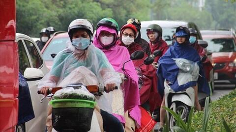 Dự báo thời gian chấm dứt mưa dông ở miền Bắc do không khí lạnh
