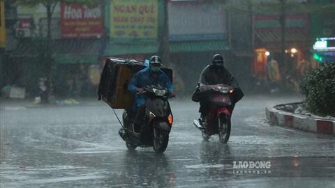 Dự báo các tỉnh thành có mưa dông do không khí lạnh sắp mạnh lên