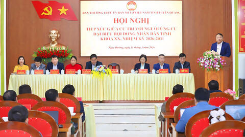 Chủ tịch tỉnh Tuyên Quang cam kết trước cử tri 'đã nói là làm'