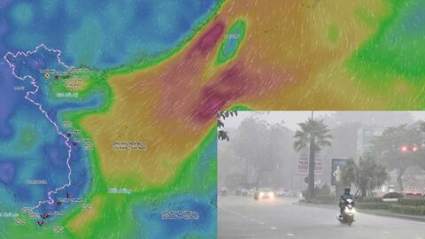 Dự báo về khả năng xuất hiện bão, áp thấp và không khí lạnh 1 tháng tới